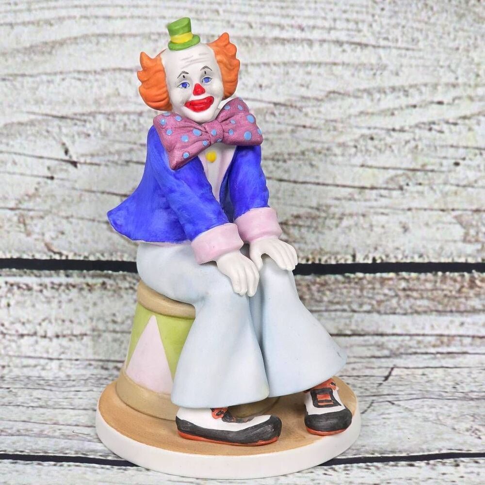 Flambro Reco Mr Lovable Clown Figurine 1987 Limited